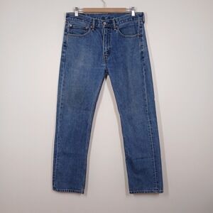 Levi's Jeans Mens 34x32 Blue Cotton Straight Leg Classic Denim Vintage Workwear